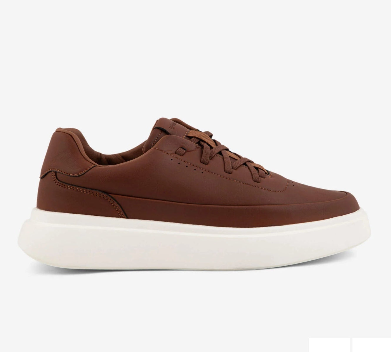 brown leather sneaker